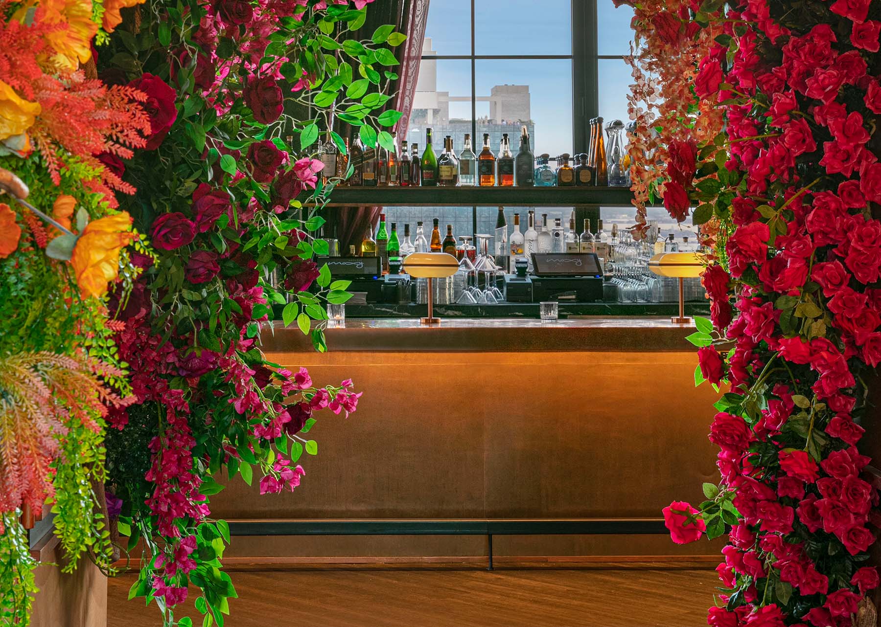 hanging gardens at the fleur room website