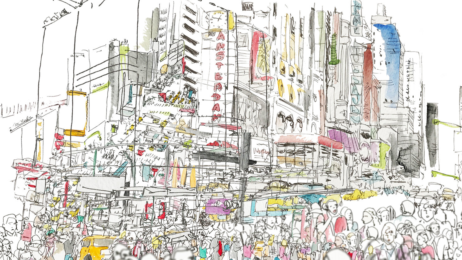 Blind Contour Sketches by Ian Sklarsky
